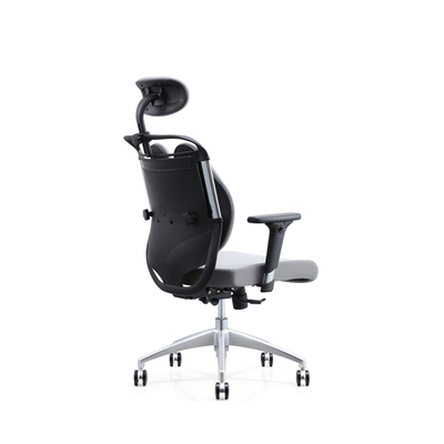 Lederne moderne ergonomische Stuhl-Aluminiumlegierungs-Basis-faltende Büro-Stühle PUs