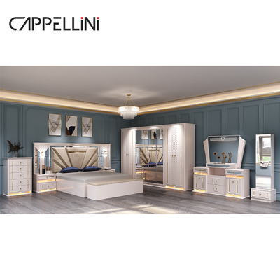 Modernes Design Holzrahmen Doppel King Size Luxus Bett Set Zuhause Klassiker Luxus Holz Mdf Voll Schlafzimmer Sets Möbel