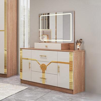 Möbel De Chambre Moderne Schlafzimmermöbel Set King Größe Bett Holzrahmen Luxushaus Komplett türkisches Möbel Schlafzimmer Sets