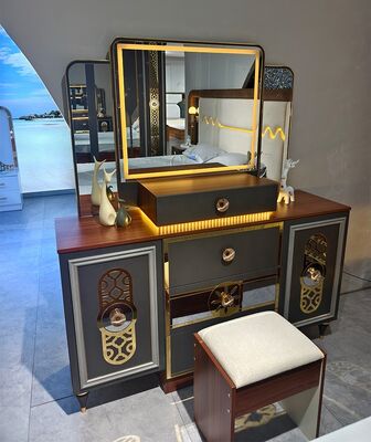 Foshan Großhandel Luxus Komplett Schlafzimmer Set 5 Stück König Größe Schlafzimmer Suite Holzrahmen Türkisches Modernes Schlafzimmer Möbel Set