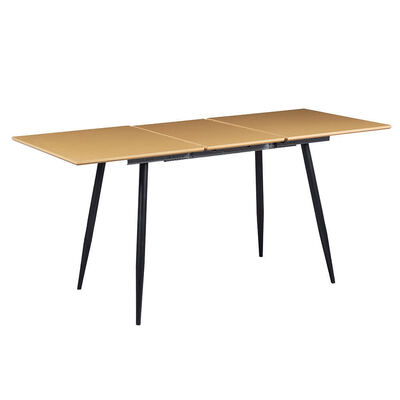 Billig Großhandel Minimalistischer Klapptisch Esstisch Esszimmer Möbel Haus Küche Holz Modernes Ausdehnbares Esstisch