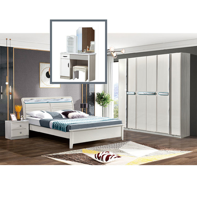 Festes hölzernes Bett Cabrini mit Fach-großem Rückenlehne-Zweibettzimmer-Satz