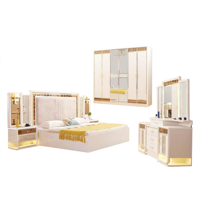 Hotel-Möbel MDF-Hauptschlafzimmer-Bett Cabrini festes hölzernes