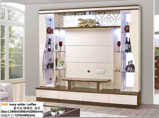 Schwarzer Schrank Lift-Up-TV-Schrank Automatisches Lift-Ende Weißer versteckter Pop-Up-TV-Schrank