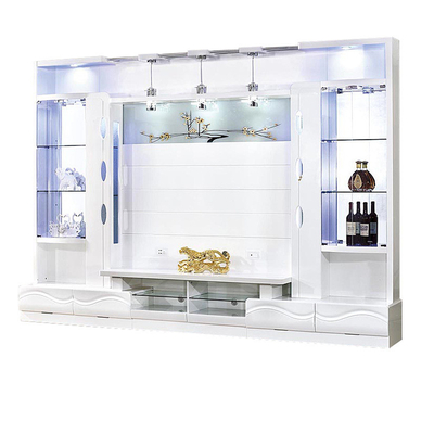 Wohnzimmer Moderne TV-Ständer Bunnings Doors Bifold Bücherregal MDF-Platte Französischer TV-Schrank