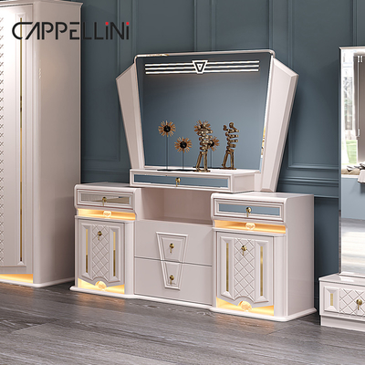 Modernes Design Holzrahmen Doppel King Size Luxus Bett Set Zuhause Klassiker Luxus Holz Mdf Voll Schlafzimmer Sets Möbel