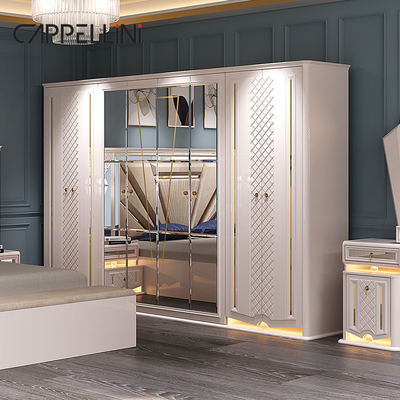 Modernes Design Holzrahmen Doppel King Size Luxus Bett Set Zuhause Klassiker Luxus Holz Mdf Voll Schlafzimmer Sets Möbel