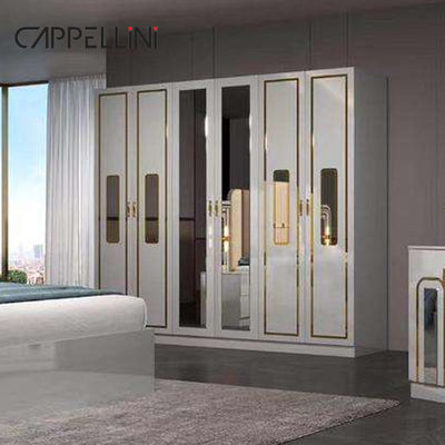 Billiges modernes Lederkopfhörer Schlafzimmer Queen Size Wohnung Doppelzimmer Holz Full King Schlafzimmer Möbel Set