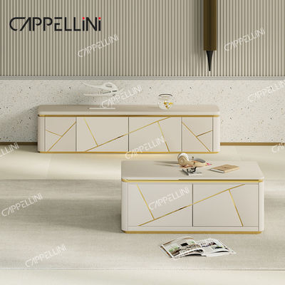 Luxus modernes Holz Lager Wohnzimmer Schränke Wohnmöbel Esszimmer Buffet Holz Sideboard Schrank mit Spiegel