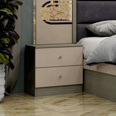 Billig Großhandel Türkischer Stil Holz Kingsize Bett Hotel Doppelholzrahmen Haus Modern Luxus Vollzimmermöbel Set