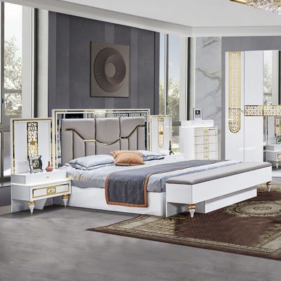 Hochwertiges Großhandel Holzrahmen Doppelbett Meisterzimmer Königsgroß Holz Moderner Luxus Vollschlafzimmer Set Möbel