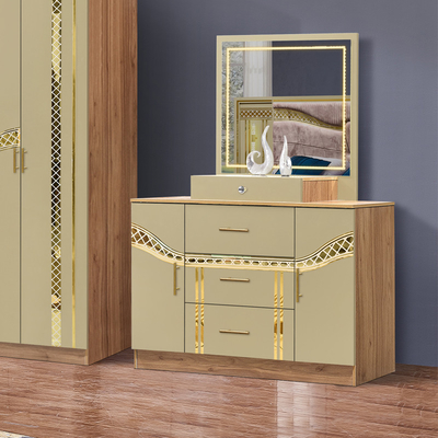 2025 Full King Size Holz Türkisches Schlafzimmer Möbel Set Holzrahmen Zuhause Doppelbett Billig Luxus Schlafzimmer Sets Möbel