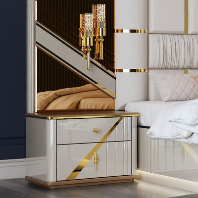 Großhandel Türkisches Komplett Luxus Schlafzimmer Set Home Storage Doppelzimmer Holzrahmen Königgröße Modernes Schlafzimmermöbel Set