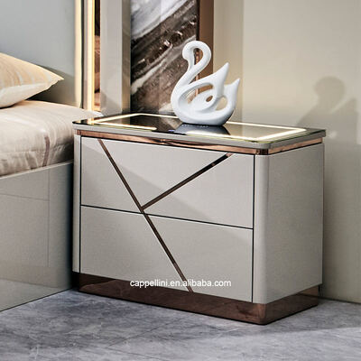 Einfaches Zuhause Doppelholzrahmen Leder Königsschlaf Modern Luxus Holz Full Queen Size Schlafzimmermöbel Set