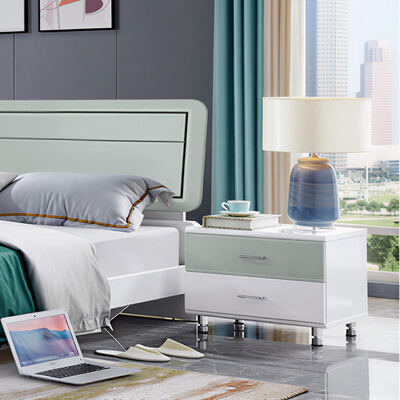 Master Suite Schlafzimmer Möbel Set Holzkonstruktion Gemütliche Lagerung Minimalismus Hochwertiges Luxus Modernes Schlafzimmer