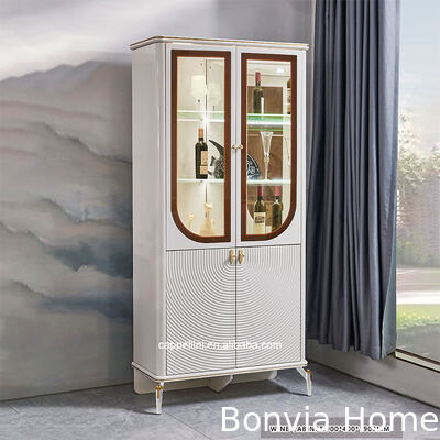 Elegantes Luxus-Esszimmertisch- und Stühle-Set für 6 Personen Möbel Home Storage Weiß Komplett Modern Große Holz-Esszimmer-Sets