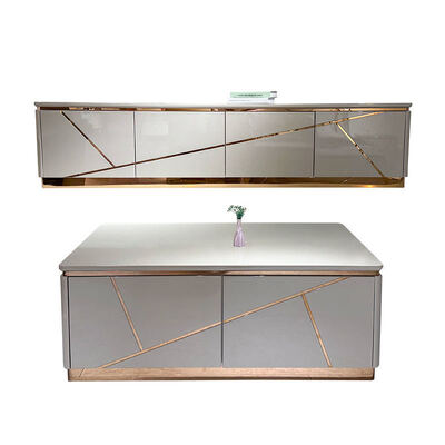 Modernes Design Holz Wohnzimmer Fernsehschrank Aufbewahrung Wohnmöbel Luxus Stil Holz MDF Fernsehständer