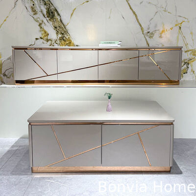 Modernes Design Holz Wohnzimmer Fernsehschrank Aufbewahrung Wohnmöbel Luxus Stil Holz MDF Fernsehständer