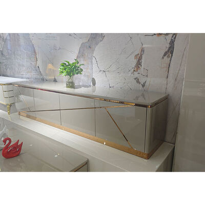 Modernes Design Holz Wohnzimmer Fernsehschrank Aufbewahrung Wohnmöbel Luxus Stil Holz MDF Fernsehständer