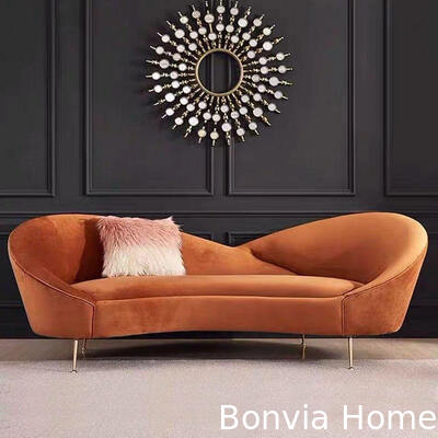 Modernes Design 3 Sitzplätze Freizeitcouch Wohnzimmer Sofa Set Sektionelle Wohnmöbel Luxus-Lounge Samt Stoffsofa