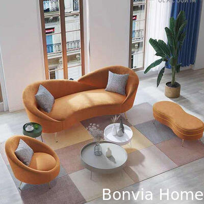 Modernes Design 3 Sitzplätze Freizeitcouch Wohnzimmer Sofa Set Sektionelle Wohnmöbel Luxus-Lounge Samt Stoffsofa