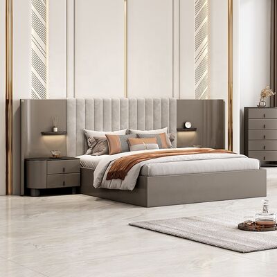 Juego De Muebles Para Dormitorio Moderne Schlafzimmermöbel Set Luxus Hotel Meisterzimmer King Größe Schlafzimmer Home Möbel Schlafzimmer Sets