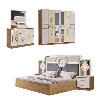 Chambre a Coucher Komplett Türkisches Schlafzimmer Set Billig Großhandel Meisterzimmer King Größe Bett Holz Modernes Schlafzimmer Möbel Set Noch keine Bewertungen