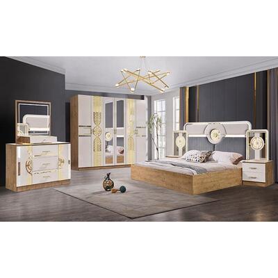 Chambre a Coucher Komplett Türkisches Schlafzimmer Set Billig Großhandel Meisterzimmer King Größe Bett Holz Modernes Schlafzimmer Möbel Set Noch keine Bewertungen
