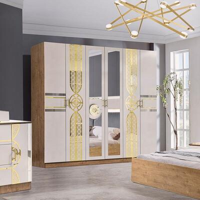 Chambre a Coucher Komplett Türkisches Schlafzimmer Set Billig Großhandel Meisterzimmer King Größe Bett Holz Modernes Schlafzimmer Möbel Set Noch keine Bewertungen