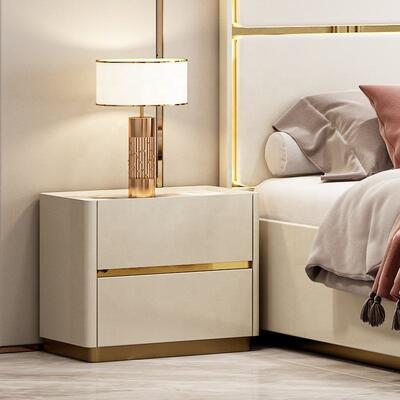 Light Luxury Places Meuble De Chambre Moderne komplette Schlafzimmer-Sets, Möbel, Holzrahmen, luxuriöses Doppel-Kingsize-Bett-Zimmer-Set