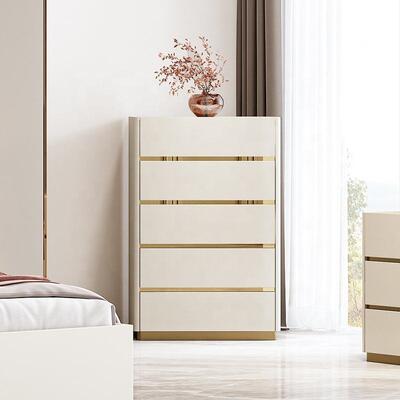Light Luxury Places Meuble De Chambre Moderne komplette Schlafzimmer-Sets, Möbel, Holzrahmen, luxuriöses Doppel-Kingsize-Bett-Zimmer-Set