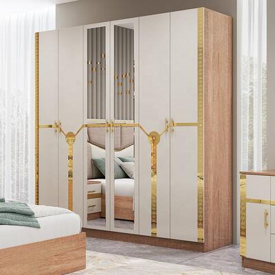 Möbel De Chambre Moderne Schlafzimmermöbel Set King Größe Bett Holzrahmen Luxushaus Komplett türkisches Möbel Schlafzimmer Sets