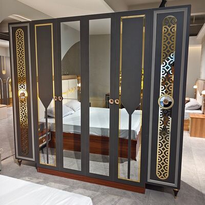 Foshan Großhandel Luxus Komplett Schlafzimmer Set 5 Stück König Größe Schlafzimmer Suite Holzrahmen Türkisches Modernes Schlafzimmer Möbel Set