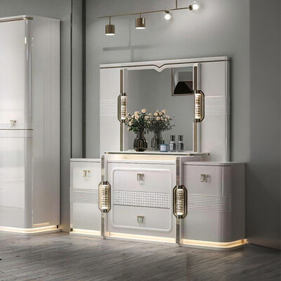 Ensembles De Chambre Couch King Größe Luxus Schlafzimmer Set Zuhause Doppelzimmer Holz Türkisches Modernes Schlafzimmer Möbel Set