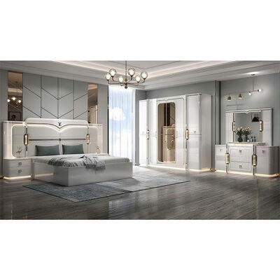 Ensembles De Chambre Couch King Größe Luxus Schlafzimmer Set Zuhause Doppelzimmer Holz Türkisches Modernes Schlafzimmer Möbel Set