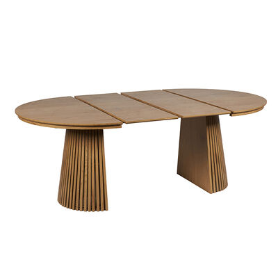 Ensemble De Table Manger Modernes ausdehnbares Esstisch-Set 6 Sitzplätze Esszimmermöbel Holz Klapptisch 4 Stühle