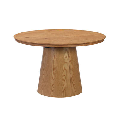 Minimalistischer runder ausdehnbarer Esstisch Holz-Esstischmöbel Klappmöbel Platz sparen zu Hause Modern Klapptisch