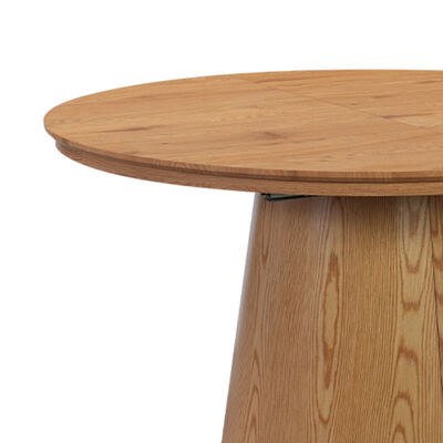 Minimalistischer runder ausdehnbarer Esstisch Holz-Esstischmöbel Klappmöbel Platz sparen zu Hause Modern Klapptisch