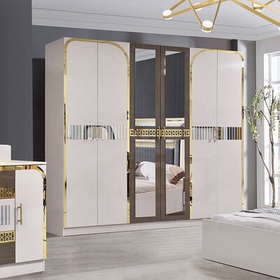 New Design Complete Turkish Bedroom Sets Luxury king Size Bed Room 5 Pieces Double Wooden Frame Modern Bedroom Furniture Set