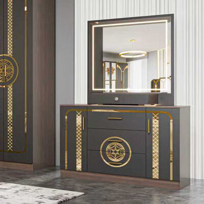 Billig Großhandel Moderne Schlafzimmermöbel Set Komplett King Size Schlafzimmer Suite Holzrahmen Haus Luxus türkische Schlafzimmer Sets
