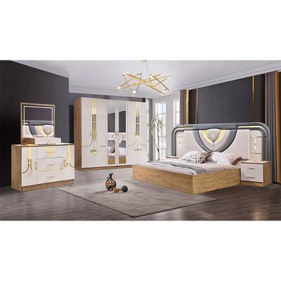 Ensemble Lit Armoire Et Coiffeuse Türkisches Möbeln Schlafzimmer Set Luxus King Size Schlafzimmer Holz Modernes Schlafzimmer Möbel Set