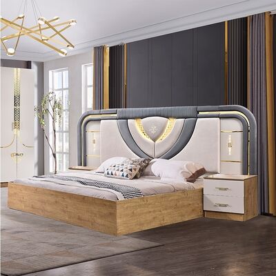 Ensemble Lit Armoire Et Coiffeuse Türkisches Möbeln Schlafzimmer Set Luxus King Size Schlafzimmer Holz Modernes Schlafzimmer Möbel Set
