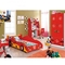 Kinderschlafzimmer-Möbel stellen hölzernes Rennwagen-Bett MDF mit Lagerung 2100mm ein