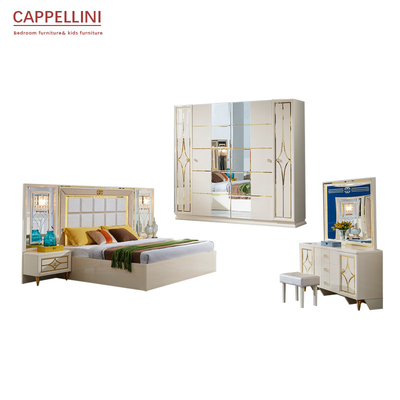 Täfelungs-Schlafzimmer-Sätze Soem-ODM Haupthotel Cabrini weißes