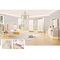 Täfelung MDF weiße Möbel-Sätze König-Size Bedroom Home