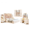 Schlafzimmer-Satz-Möbel ODM stellten europäische französische hellen Luxus ein