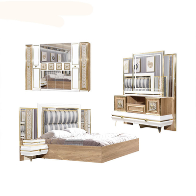 ODM-Farbwohnzimmer-Möbel stellten König Size Upholstered Beds 2100*1550mm ein