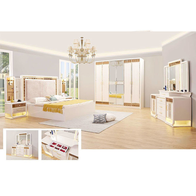 Hotel-Möbel MDF-Hauptschlafzimmer-Bett Cabrini festes hölzernes