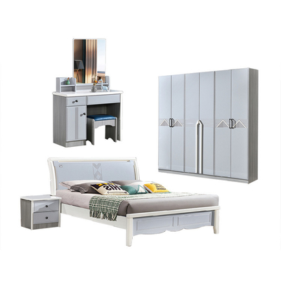 Fester Schlafzimmer-Möbel-Satz Cabrini Holz MDF 5pcs nordischer