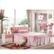 Landhaus-festes Holz-rosa Kinderschlafzimmer-Möbel Soem-ODM